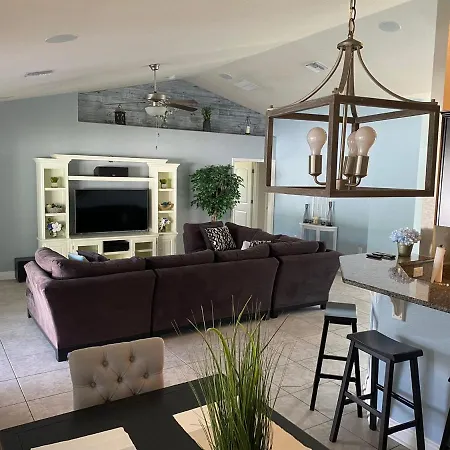 Gone Coastal! Large Heated Pool Home 30 Min From Beaches!